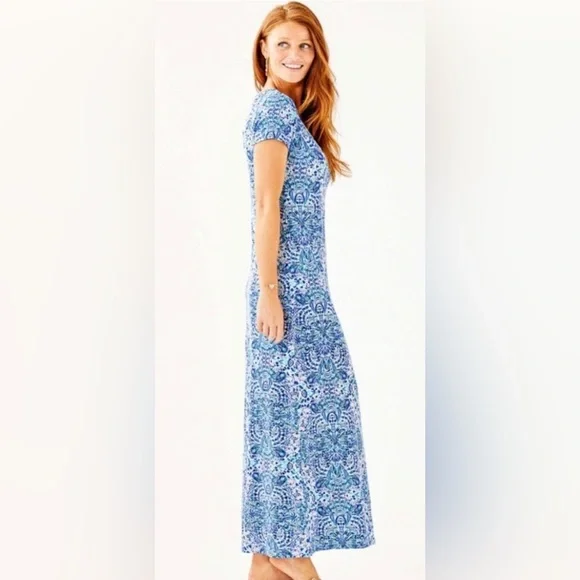 NWT 🌸LILLY PULITZER🌸 Wynne Maxi Dress … *CALL MY SHELL PHONE* … Size: S - Picture 2 of 6